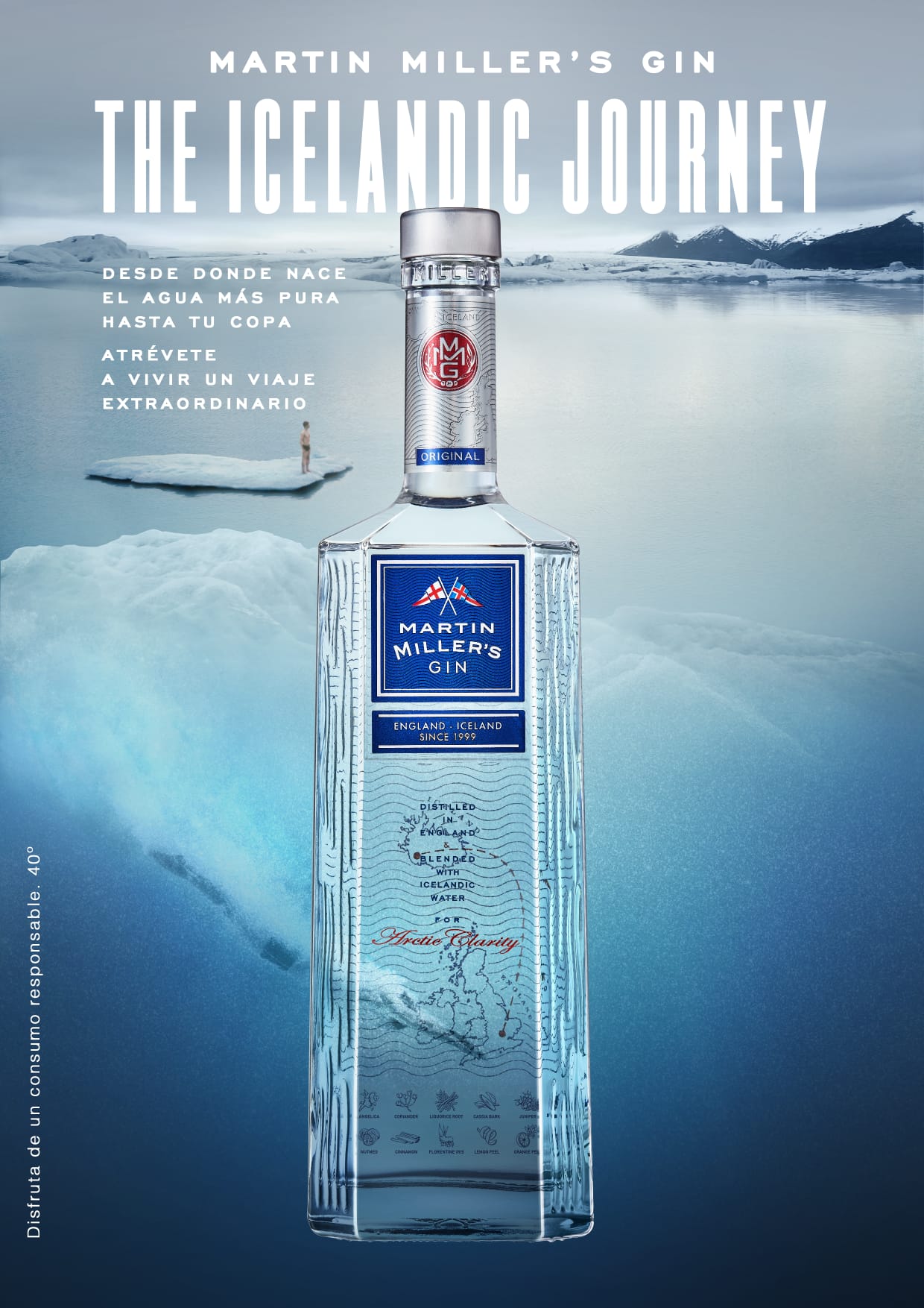 Martin Miller’s Gin, key visual The Icelandic Journey